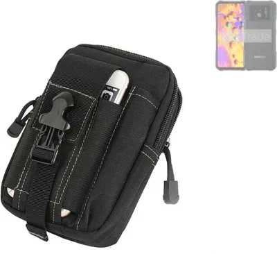 Produktbild von K-S-Trade Gürtel Tasche kompatibel mit Doogee V20S Gürteltasche Holster Schutz Hülle Handy Hülle Smartphone outdoor Handy-Hülle schwarz