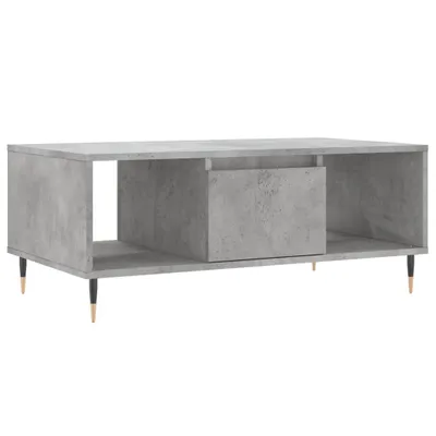 Immagine prodotto di Tavolino Salotto Grigio Cemento 90x50x36,5 cm Legno Multistrato