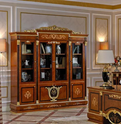 Produktbild von XXL Büro Bücherschrank Aktenschrank Edle Luxus Möbel Stil Antik Schrank Schränke