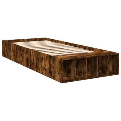 Produktbild von Bettgestell Räuchereiche 75x190 cm Holzwerkstoff
