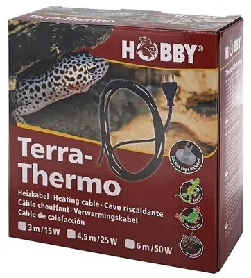 Zdjęcie produktu dla Kabel grzewczy terrarium 3 m 15 w dla gadów płazów ogrzewanie