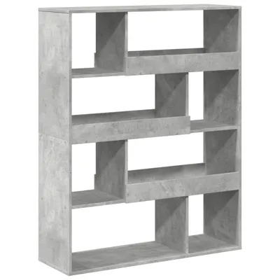 Immagine prodotto di vidaXL Libreria grigio cemento 100x33x125,5 cm materiale a base di legno