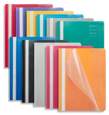 Produktbild von Projektmappen Organizer für Dokumente bis 30 Blatt A4, farbig, 12 Stück