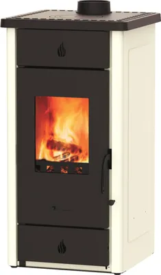 Produktbild von Kaminofen WESTMINSTER Luke Stahl weiß 8 kW