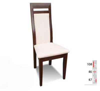 Produktbild von Massivholz Stuhl Esszimmerstuhl Designer Leder Stuhl Stühle Esszimmerstühle K70