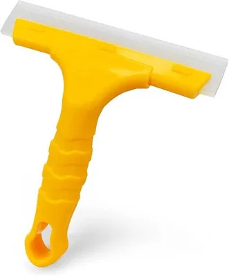 Immagine prodotto di Spazzola in silicone per il bagno, 14 x 14 cm, gialla.