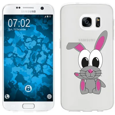 Produktbild von PhoneNatic Case kompatibel mit Samsung Galaxy S7 Silikon-Hülle Cutiemals M4