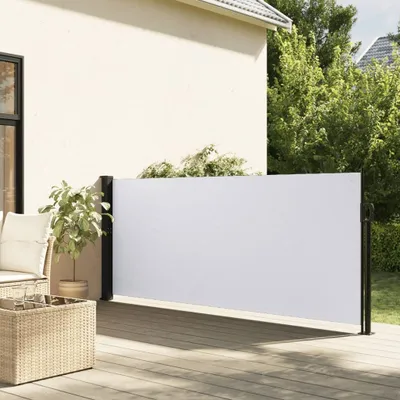 Immagine prodotto di Maison Exclusive - Tenda laterale estensibile bianca 120x600 cm