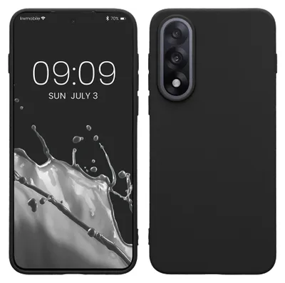 Produktbild von kwmobile Handyhülle für OnePlus Nord 5 Hülle - TPU Case - Kabelloses Laden - Schutzhülle Cover in Schwarz matt