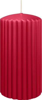 Produktbild von Rillen Kerzen Altrot 150 x Ø 80 mm, 4 Stück