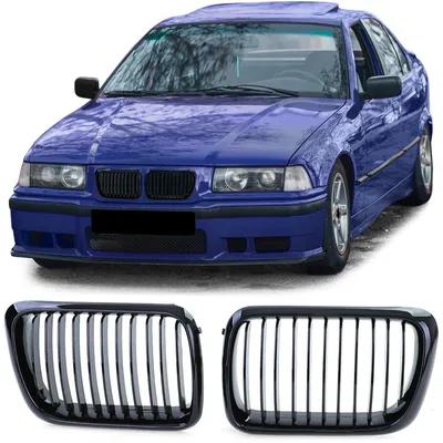 Obrázek produktu pro Sportovní maska chladiče, černá, lesklá, pro BMW řady 3 (E36), modely 1996-1999