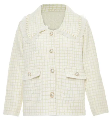 Image de Cardigan LYNNEA pour femmes - Blanc, M