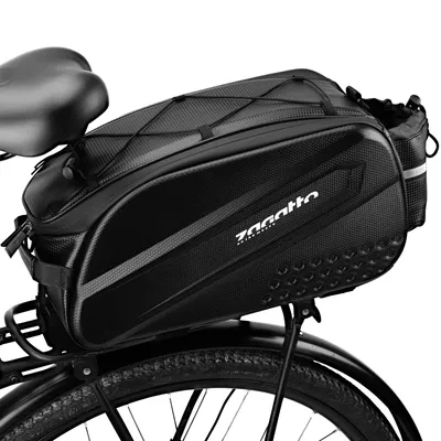 Produktbild von Zagatto Fahrradtasche für gepäckträger thermotasche geräumig wasserdicht 12L Schwarze ZG964