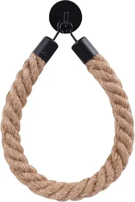 Immagine prodotto di Portarotolo nero in fibre naturali