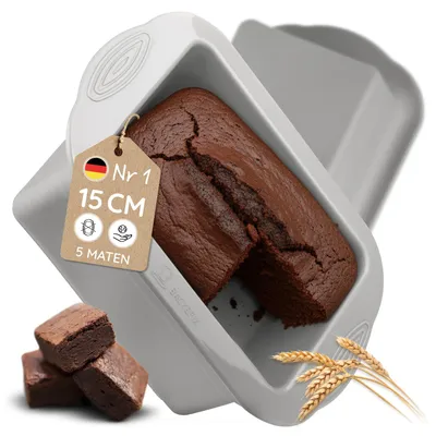 Obrázek produktu pro Forma na chleba a dort - Silikon - 15 cm - 1200 ml - Nepřilnavý povrch