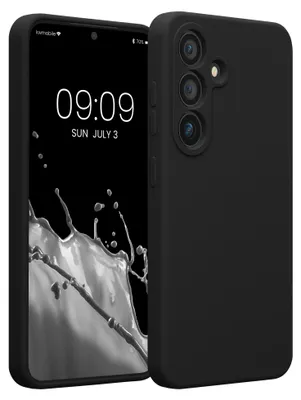 Produktbild von kwmobile Hülle kompatibel mit Samsung Galaxy S25 - Hülle Silikon gummiert - Handyhülle - Handy Case in Schwarz