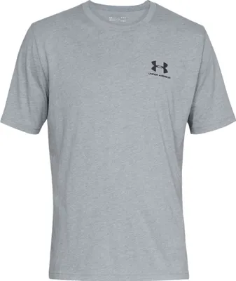 Produktbild von Under Armour Sportstyle Left Chest Shirt - 1326799, Farbe:Steel Light Heather, Textil:XXL