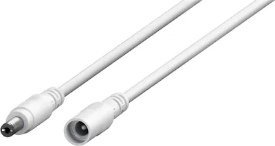 Productafbeelding van Goobay 76677 DC-verlengkabel, 10 meter, wit, 10 m - met stekker 5,5 x 2,1 mm
