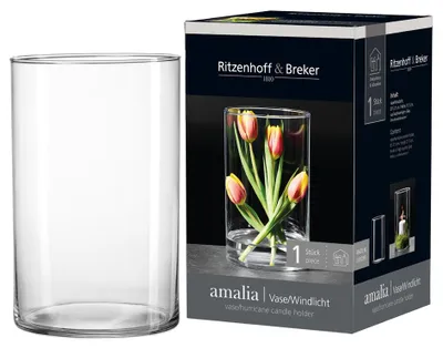 Obrázok produktu pre Ritzenhoff & Breker, váza AMALIA, priehľadná