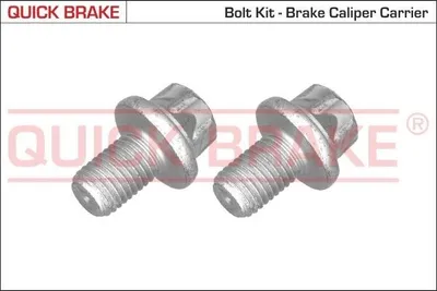 Image de QUICK BRAKE Vis, étrier de frein avant droite gauche pour SMART Cabrio Roadster