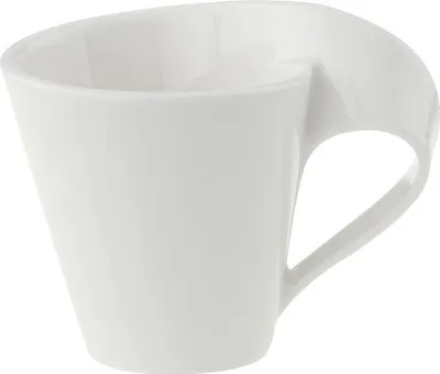 Zdjęcie produktu dla Villeroy & Boch NewWave zestaw 6 filiżanek do mokki/espresso 80ml biała porcelana