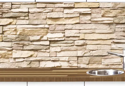 Produktbild von Küchennischen Deko Wand Küchen Spritzschutz Wandschutz Motiv Naturstein 68