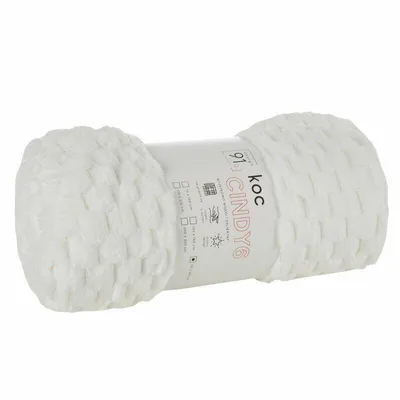 Zdjęcie produktu dla Eurofirany koc efekt 3D biały 70x160 cm 260 GSM poliester Deco