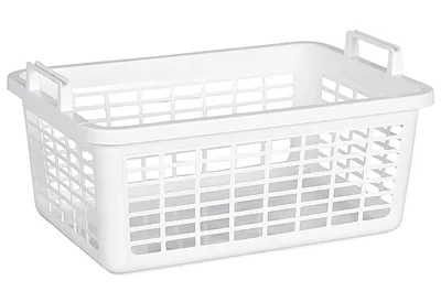 Immagine prodotto di LOCKWEILER Wäschekorb 62x43x25cm 45 Liter Kunststoff weiß