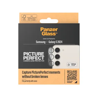 Productafbeelding van PanzerGlass PicturePerfect Camera Lens Protector voor de Samsung Galaxy S24 - Transparant