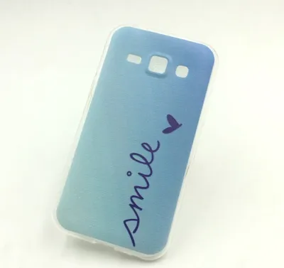 Produktbild von Handyhülle Schutzhülle für Samsung Galaxy J1 (2015) Case Cover Bumper Etuis Silikon Blau