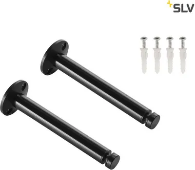 Produktbild von SLV 186640 DECKENUMLENKER für TENSEO Niedervolt-Seilsystem schwarz 2 Stück