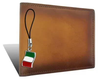 Produktbild von Florence Leder Geldbörse Herren Portemonnaie braun cognac 9,5x12x2cm D2OPF100C