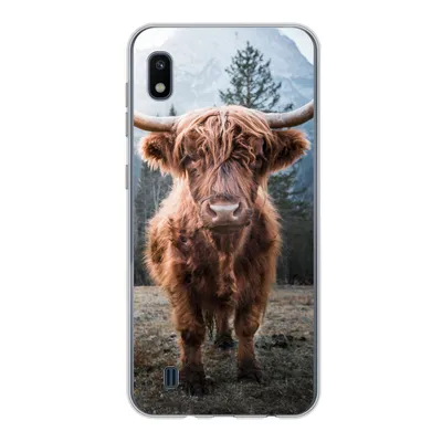 Produktbild von MuchoWow® Handyhülle Schutzhülle Hülle für Samsung Galaxy A10 Schottischer Highlander - Berg - Tier Silikon Softcase Handy Hülle - Schutzhülle