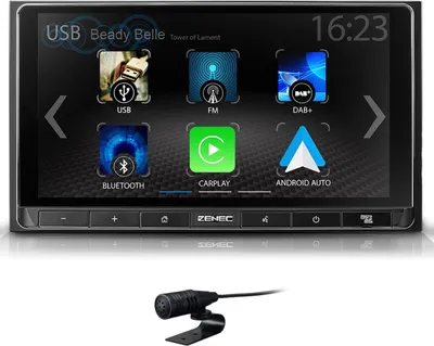 Obrázok produktu pre ZENEC Z-N538 2-DIN Moniceiver bezdrôtový CarPlay Android Auto Bluetooth DAB+