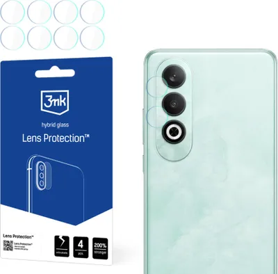 Zdjęcie produktu dla 3mk Hybrydowe szkło ochronne obiektywu do Oppo K12 PlusObiektyw aparatu 0,16 mm 6H (4 sztuki)