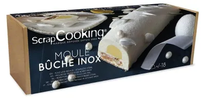 Zdjęcie produktu dla Forma ze stali nierdzewnej do świątecznego stollen