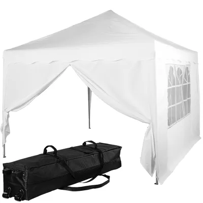 Obrázek produktu pro Zahradní stan nůžkový INSTENT BASIC 3x3 m + 2 bočnice, bílý