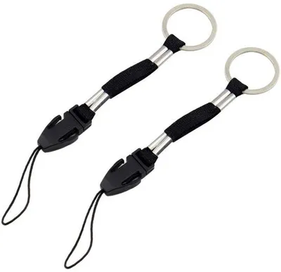Obrázek produktu pro Nastavitelný rychloupínací popruh pro mobilní telefony – USB disky – černý – 10 kusů