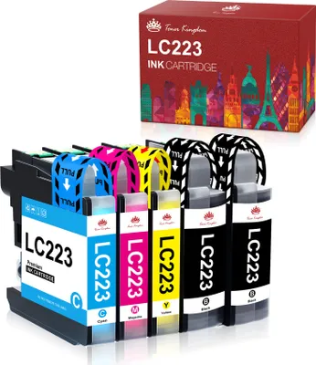 Produktbild von 5er Set LC223xl Druckerpatronen Kompatibel mit Brother LC223 für Brother DCP-J4120DW MFC-J4420DW MFC-J4620DW MFC-J4625DW MFC-J480DW MFC-J5320DW DCP-J562DW MFC-J5620DW