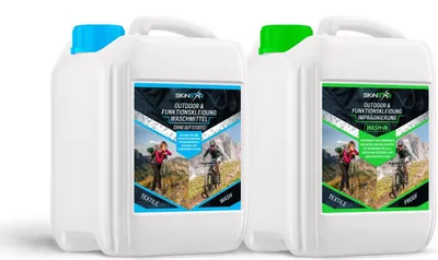 Produktbild von SkinStar Outdoor & Funktionskleidung Waschmittel o. Duft + Wash-In Imprägnierung Version