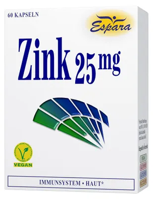 Immagine prodotto di Espara Capsule di zinco 25 mg, 60 pezzi