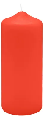 Produktbild von Spitzkopf Stumpen Kerzen Paprika Rot 15 x Ø 5 cm, 12 Stück