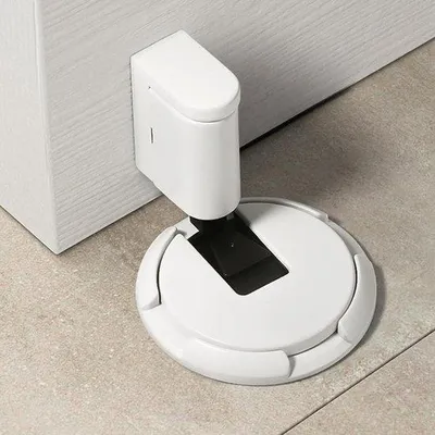 Obrázek produktu pro Magnetický doraz dveří – Automatický zavírací systém – Nastavitelná výška – Bílá