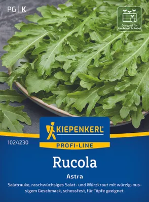 Produktbild von Kiepenkerl Rucolasamen Astra Eruca sativa 10-12 lfd. Meter