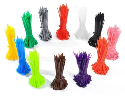 Immagine prodotto di Fascette per cavi - Fascette in nylon - 3 x 100 mm - 1200 pezzi - 12 colori