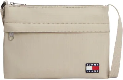 Produktbild von Tommy Jeans Herren Crossbody Bag Tasche Daily Ripstop mit Außentasche, Beige (St