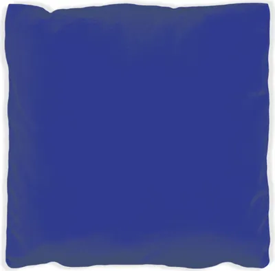 Produktbild von Wallario Premium Kissen, weiche Oberfläche, mit Motiv Dunkelblau, Größe: 60 x 60 cm, mit weißer Rückseite