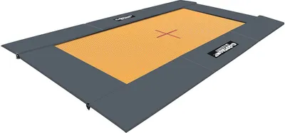 Produktbild von Eurotramp Bodentrampolin, 300x200 cm, Adventure, Grau