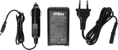 Produktbild von vhbw Ladegerät kompatibel mit Canon EOS Rebel T3i, Kiss X6, Rebel T2i, Kiss X7i Kamera Camcorder/Akku - Ladeschale, Kfz-Adapter, Ladeanzeige, 8,4 V