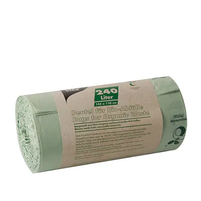 Image de Papstar sac à compost 240l vert H 145 x L 110cm 10 pièces 87665
